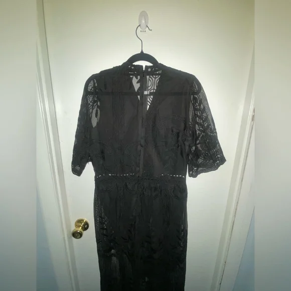 FOR MI | Women/Junior Large | Black | Lace | Boho | Casual | Portraits | NWT - Picture 14 of 16